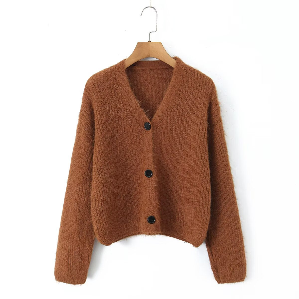 French versatile and minimalist cardigan sweater