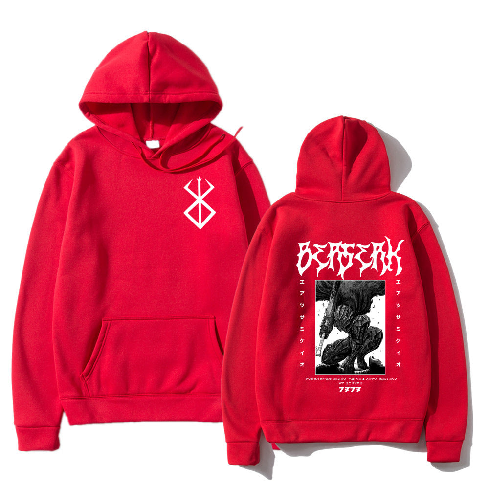 Berserk Anime Hoodie - Loose Hooded Sweatshirt