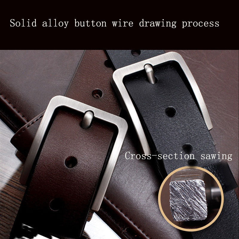 Men's genuine leather belt
