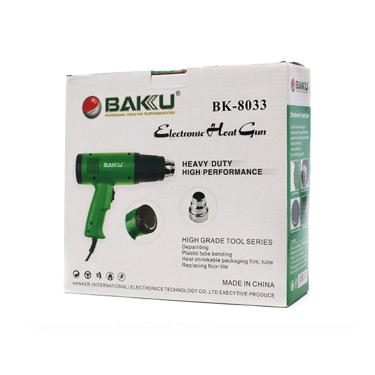 Pistolet à air chaud BAKU BK-8033 1600W 50Hz, CA 220V, prise européenne