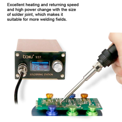 BAKU BA-937 LCD Digital Display Soldering Iron Welding Station Set, US Plug