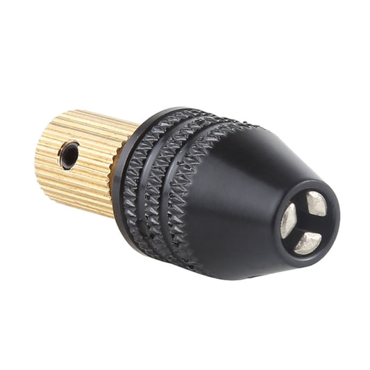 WLXY DIY003 0.5-3mm Mini Electric Grinder Drill Chuck Drill Shaft with Wrench, 3.17mm Inner Hole