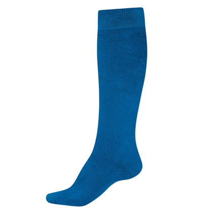 Knee-High Bamboo Socks, Welly Socks Blue