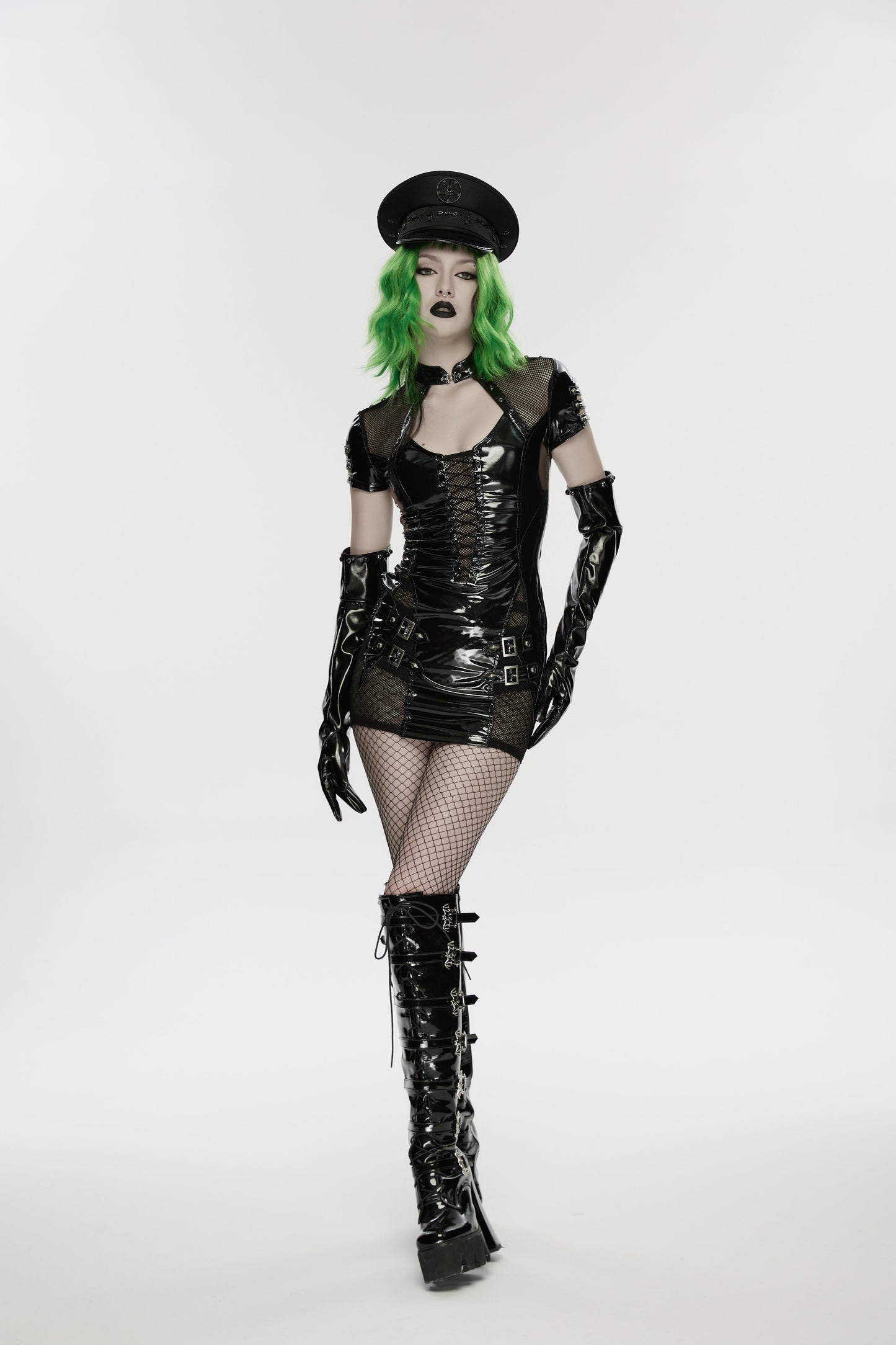 Punk Rave Malphas Dark Military Hat