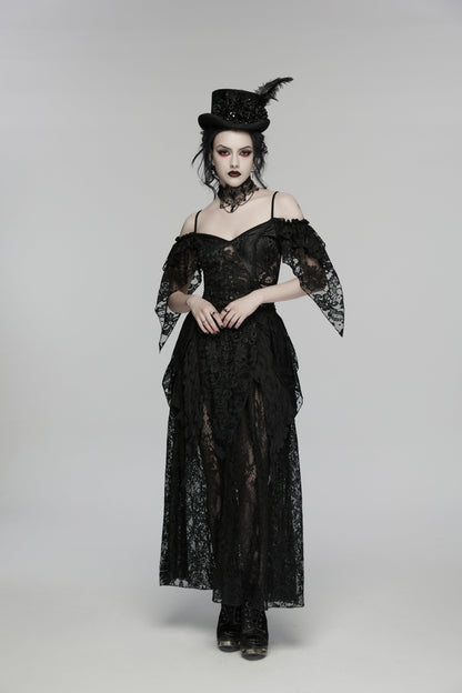 Goth Feather Formal Hat Gothic Retro Style Punk Rave