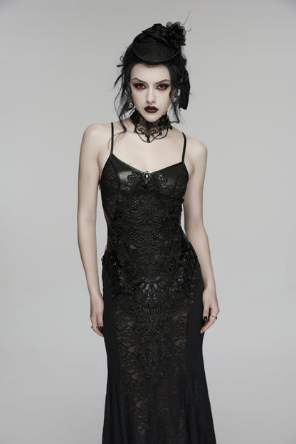 Punk Rave  Goth Rose Ribbon Formal Hat
