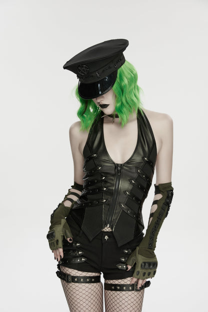 Punk Rave Malphas Dark Military Hat