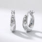 Esti Star Hoop Earrings | Silver