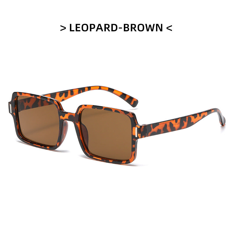 Fashion Simple Square Net Red Sunglasses