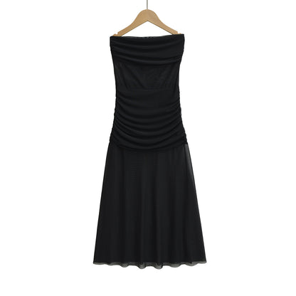 Chiffon Strapless Dress