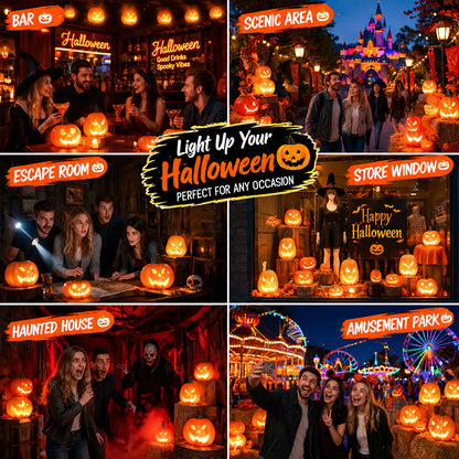 Halloween Pumpkin Lantern Luminous Prop – 1PC