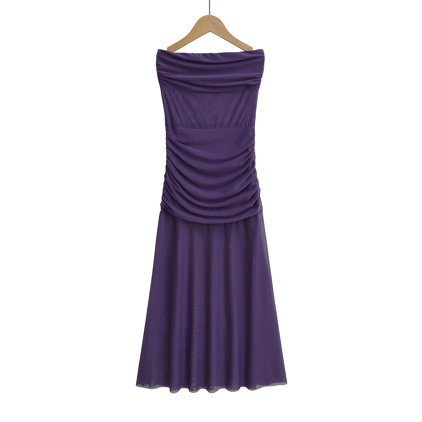 Chiffon Strapless Dress