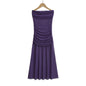 Chiffon Strapless Dress