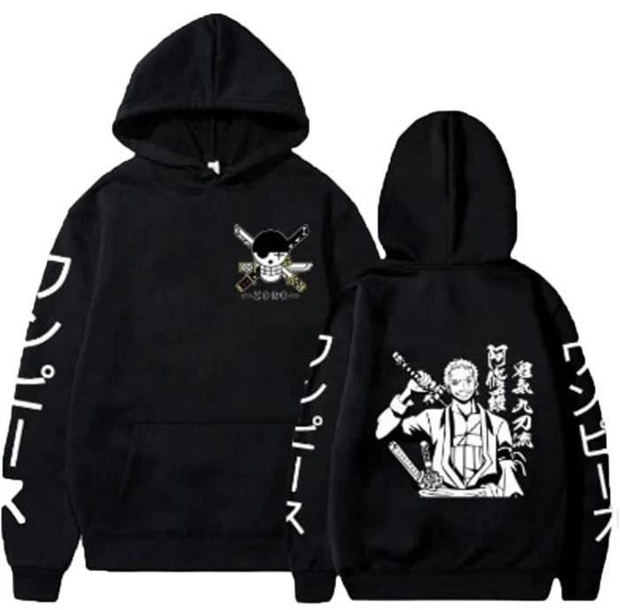 Blade Flame Pillar casual pullover hoodie