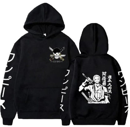 Blade Flame Pillar casual pullover hoodie