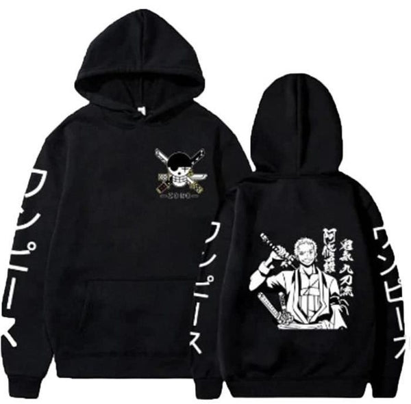 Blade Flame Pillar casual pullover hoodie