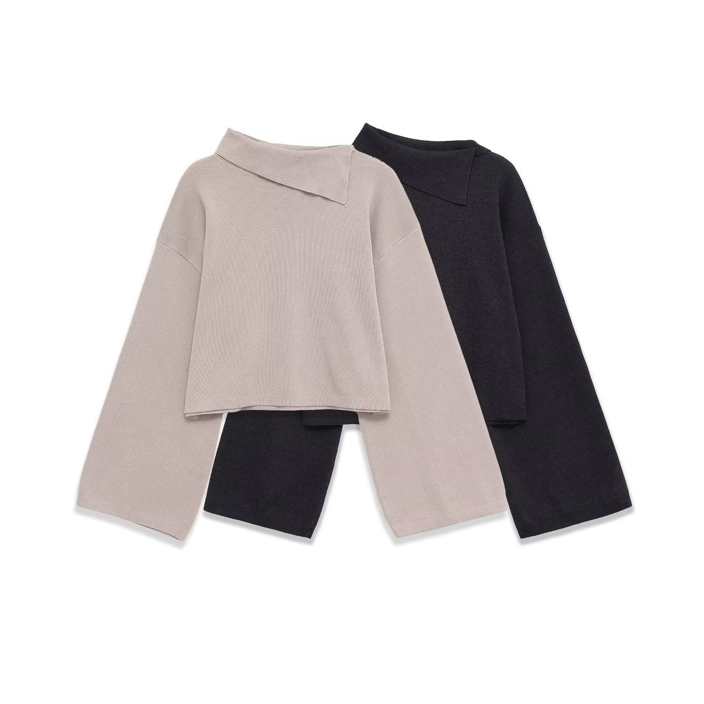 Commuter style long sleeved with rolled edges