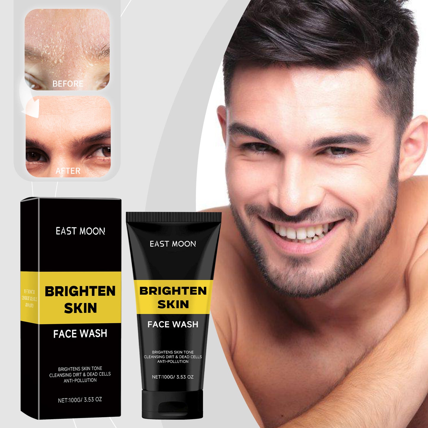East Moon Facial Cleanser For Men