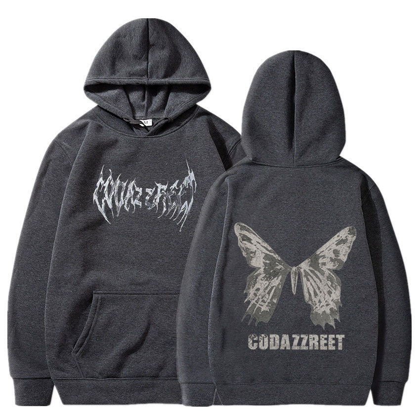 Hip Hop Butterfly Hoodie Streetwear