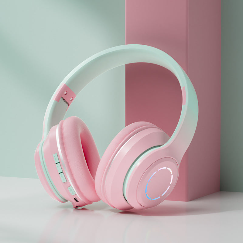 Gradient Foldable Bluetooth Headphones - Over-Ear