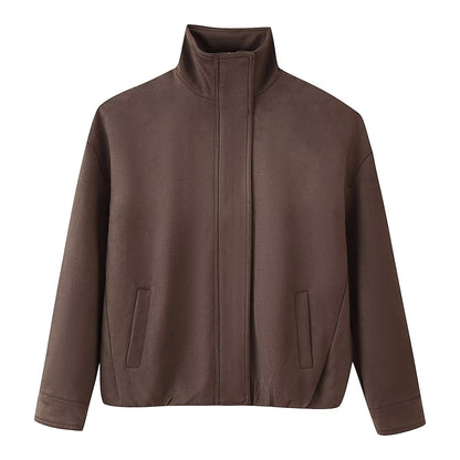 stand up collar jacket