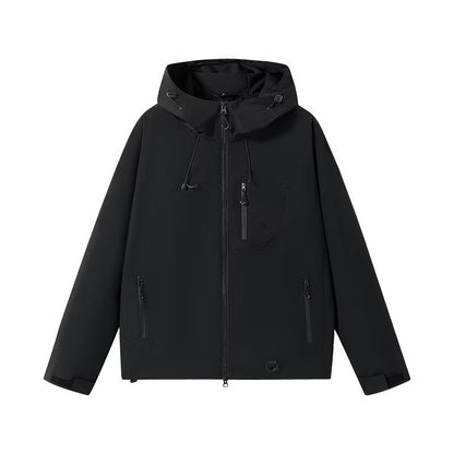 Women's Waterproof Windproof Softshell Windbreaker Jacket, Lightweight Premium Windproof Coat for Petite Figures