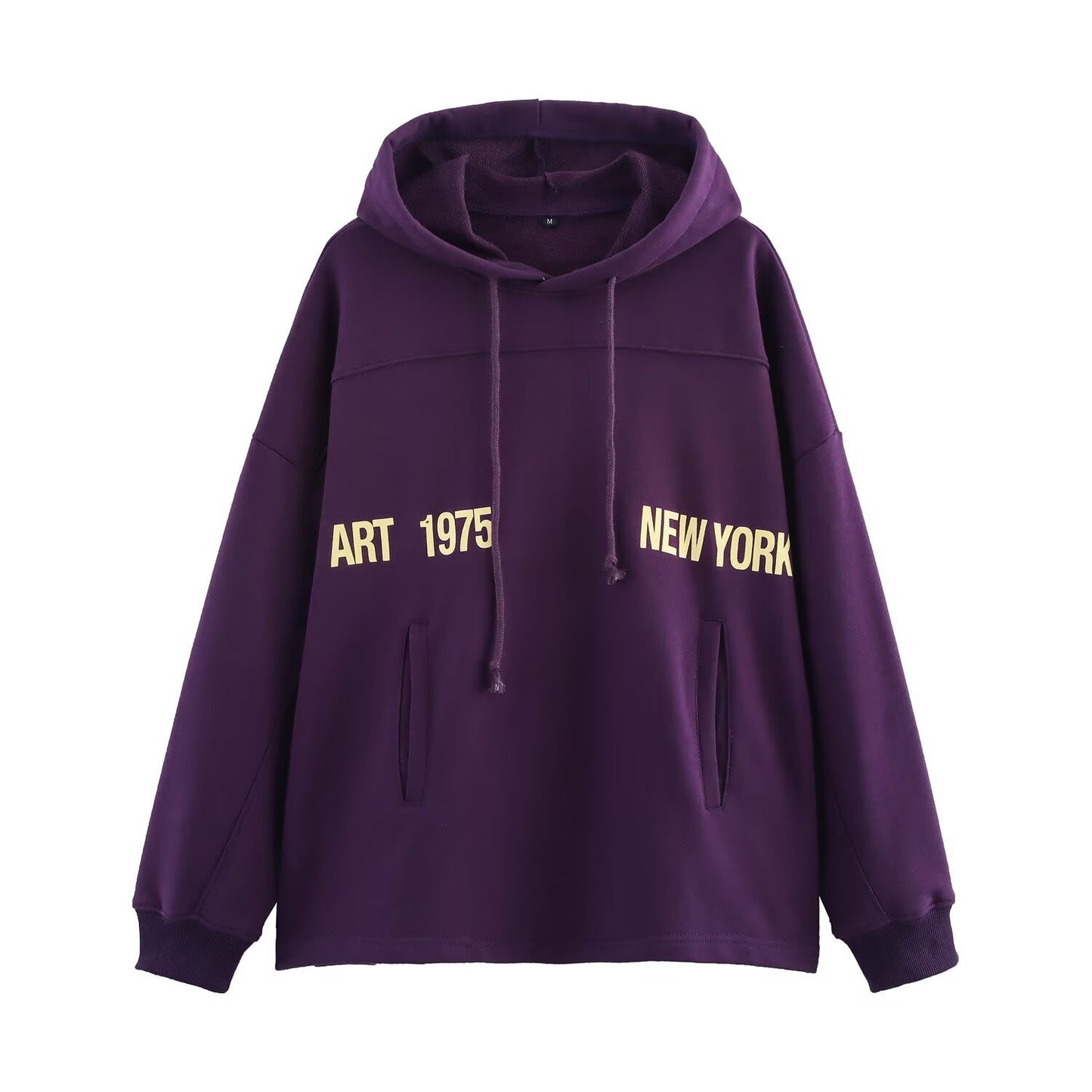 Versatile casual hooded printed hoodie