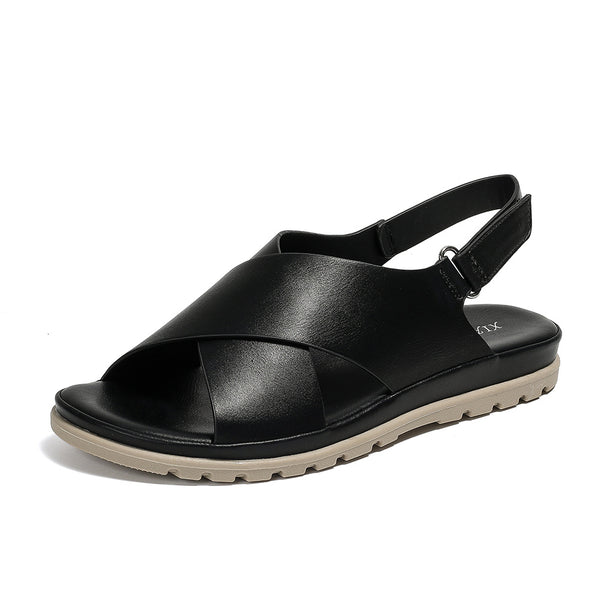 Women's Cross-Strap Flat Sandals