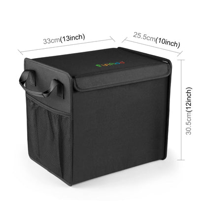FunAdd Boîte de rangement pliable pour coffre de voiture (Noir)