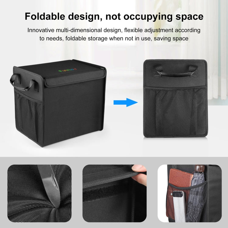 FunAdd Boîte de rangement pliable pour coffre de voiture (Noir)