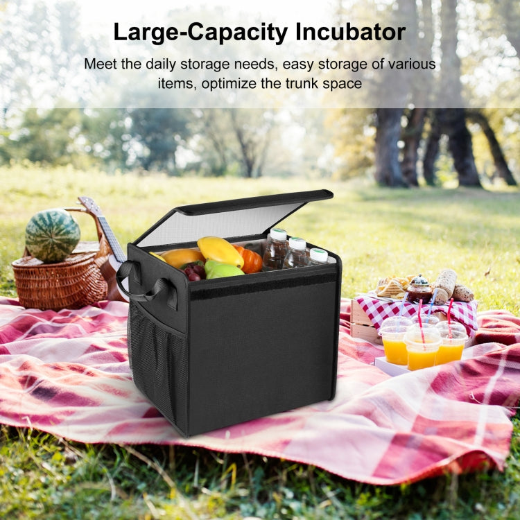 FunAdd Boîte de rangement pliable pour coffre de voiture (Noir)