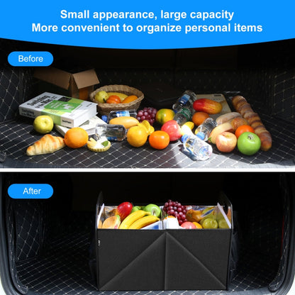 FunAdd Foldable Storage Fresh Box Vehicle Trunk Organizer Bag Transportation Fresh-keeping Box (Black)