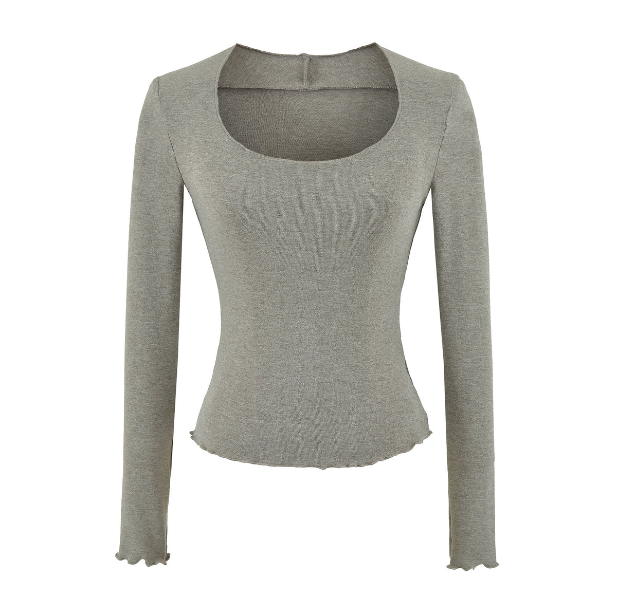 Women's U-Neck Long Sleeve T-Shirt