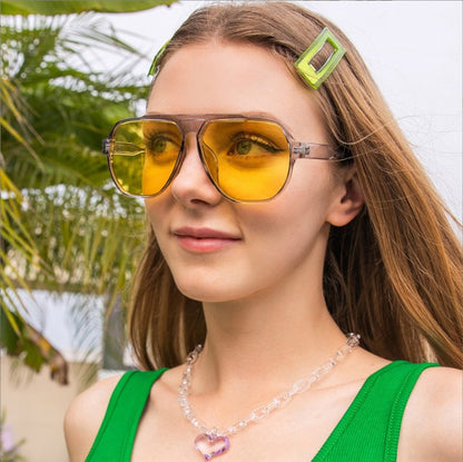 Glasses personalized large frame toad sunglasses
