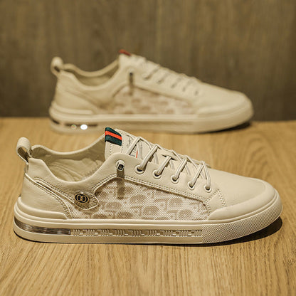 men's low cut lace up outer board shoes