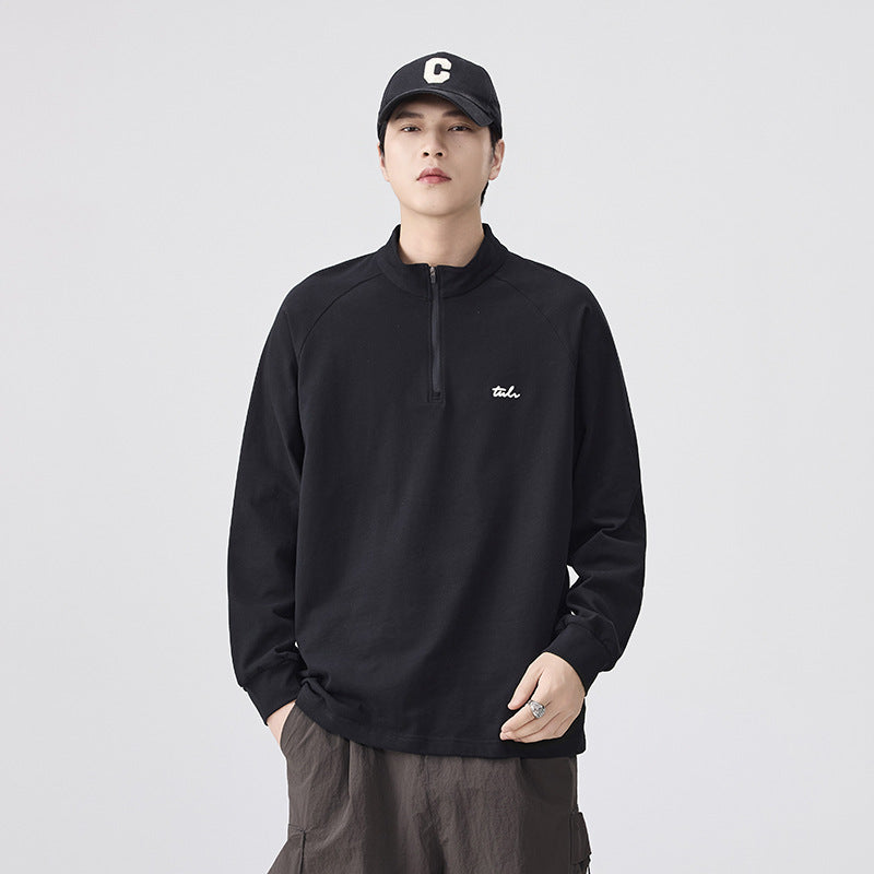 Men's Stand Collar Sweatshirt