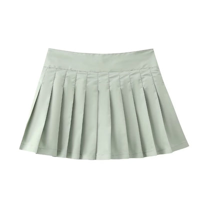 zipper jacket+pants skirt set