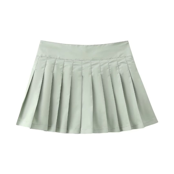 zipper jacket+pants skirt set