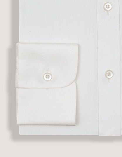 Luxury Off White Twill Shirt