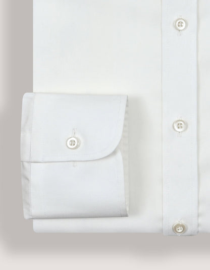 Chemise facile à repasser blanc cassé