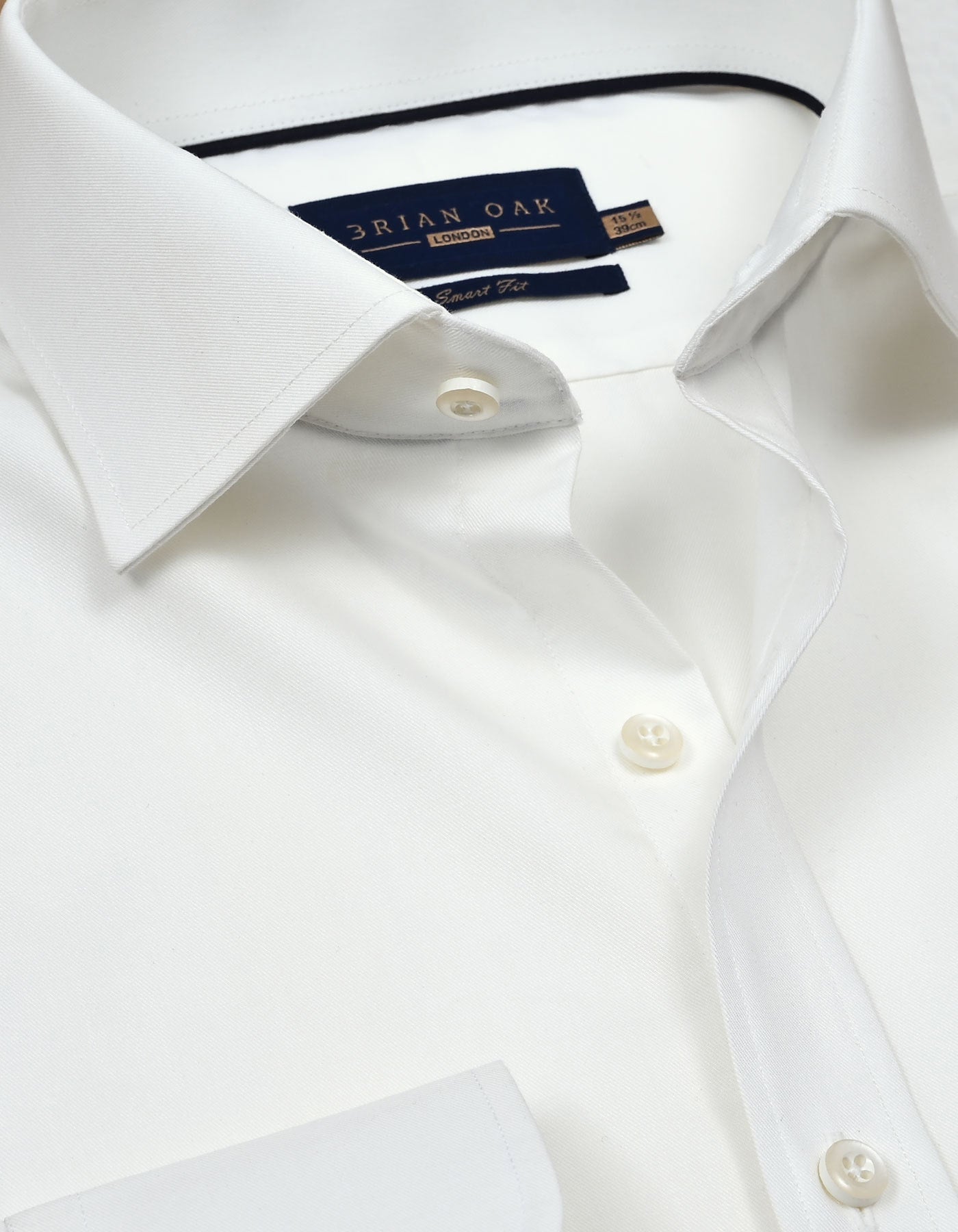 Chemise facile à repasser blanc cassé