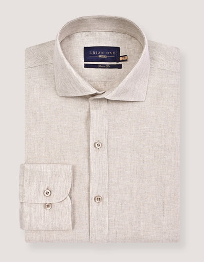 Pure Linen Shirt – Fawn