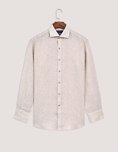 Pure Linen Shirt – Fawn