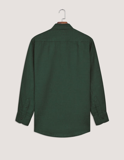 Pure Linen Shirt - Green