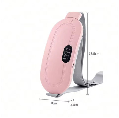 Ceinture de massage vibrante électrique chauffante pour soulager instantanément les douleurs menstruelles et dorsales, rechargeable