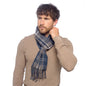Tom Franks Checked Scarf With Tassel