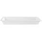 GN 2/4 White Melamine Gastronorm Pan 65mm Deep