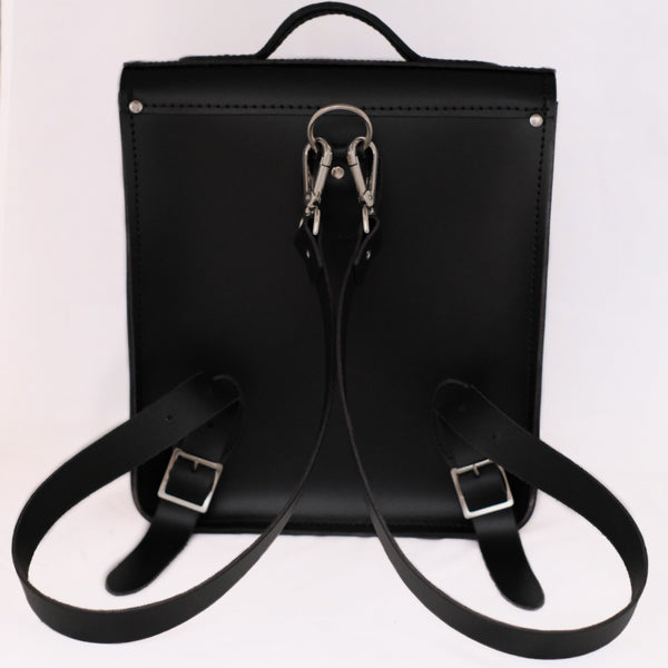 Sac à Dos de Ville en Cuir Fait Main - Gothic Noir Clouté