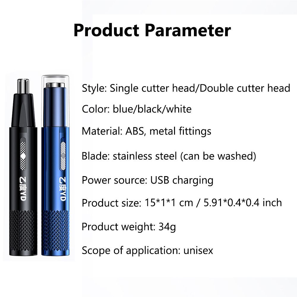 Portable Electric Nose & Ear Trimmer