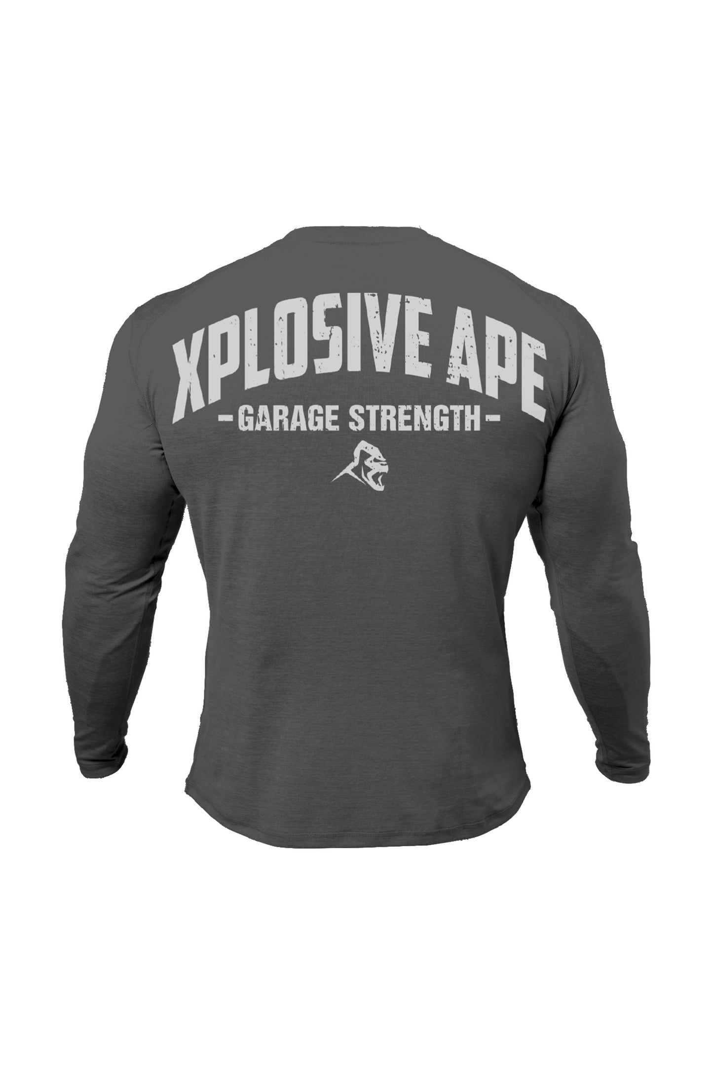 XAPE Garage Strength Tee à manches longues - Charbon